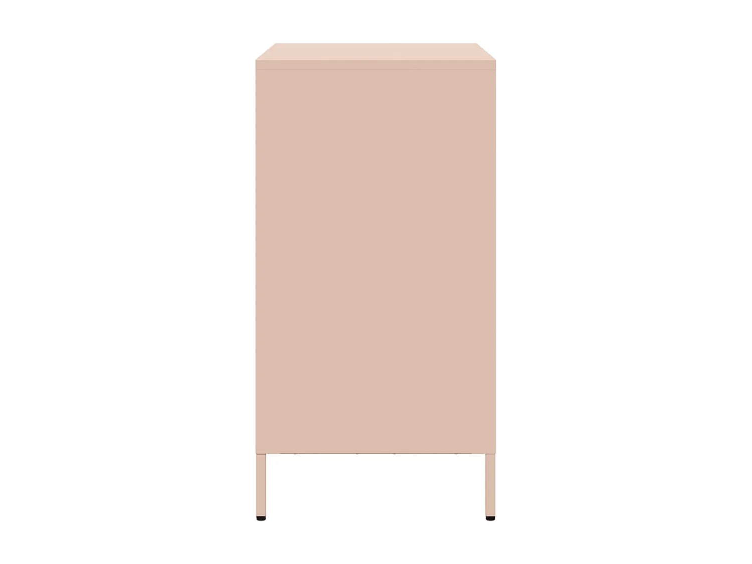 Buffet rose 68x39x73,5 cm acier laminé à froid