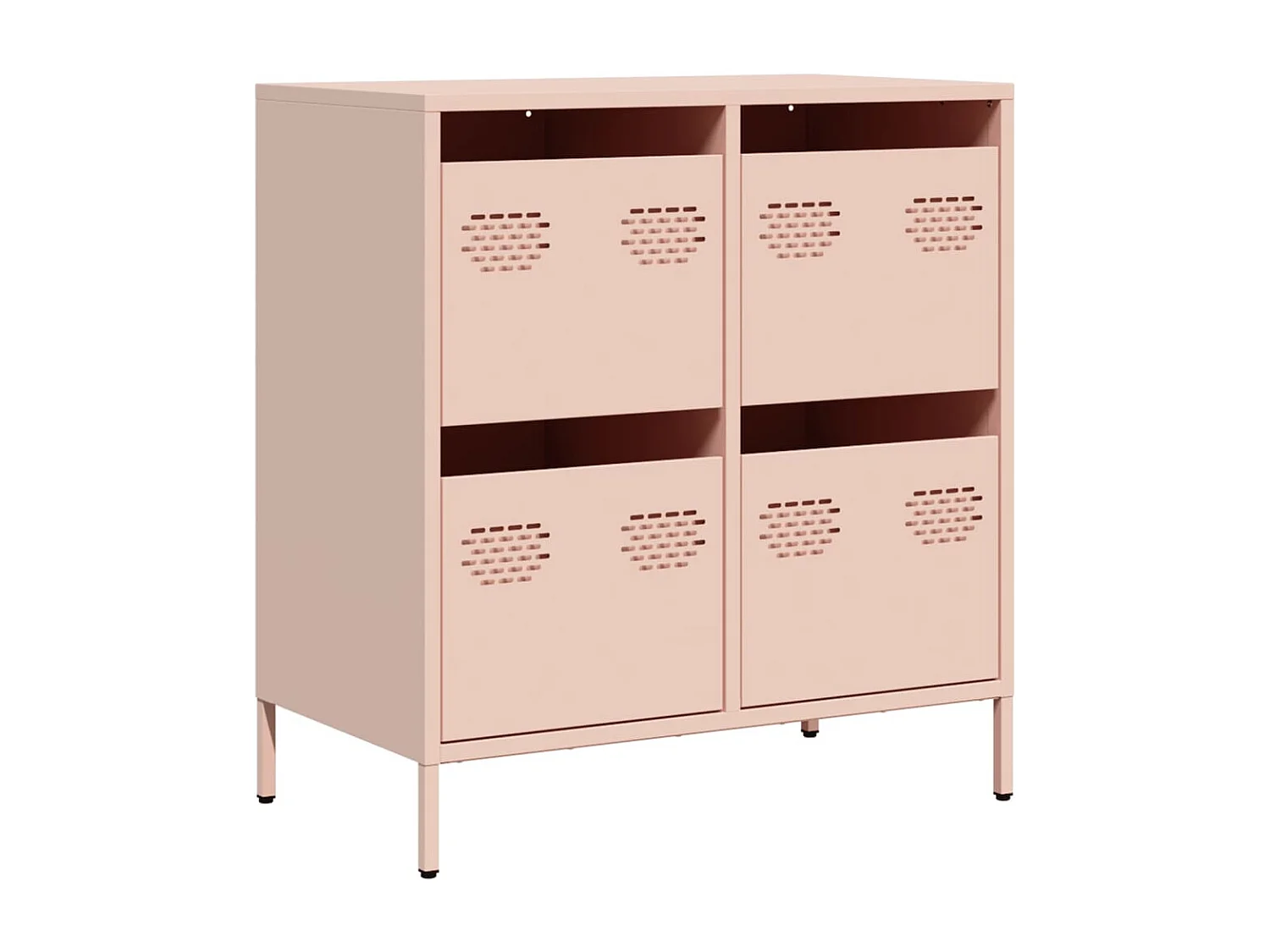 Buffet rose 68x39x73,5 cm acier laminé à froid
