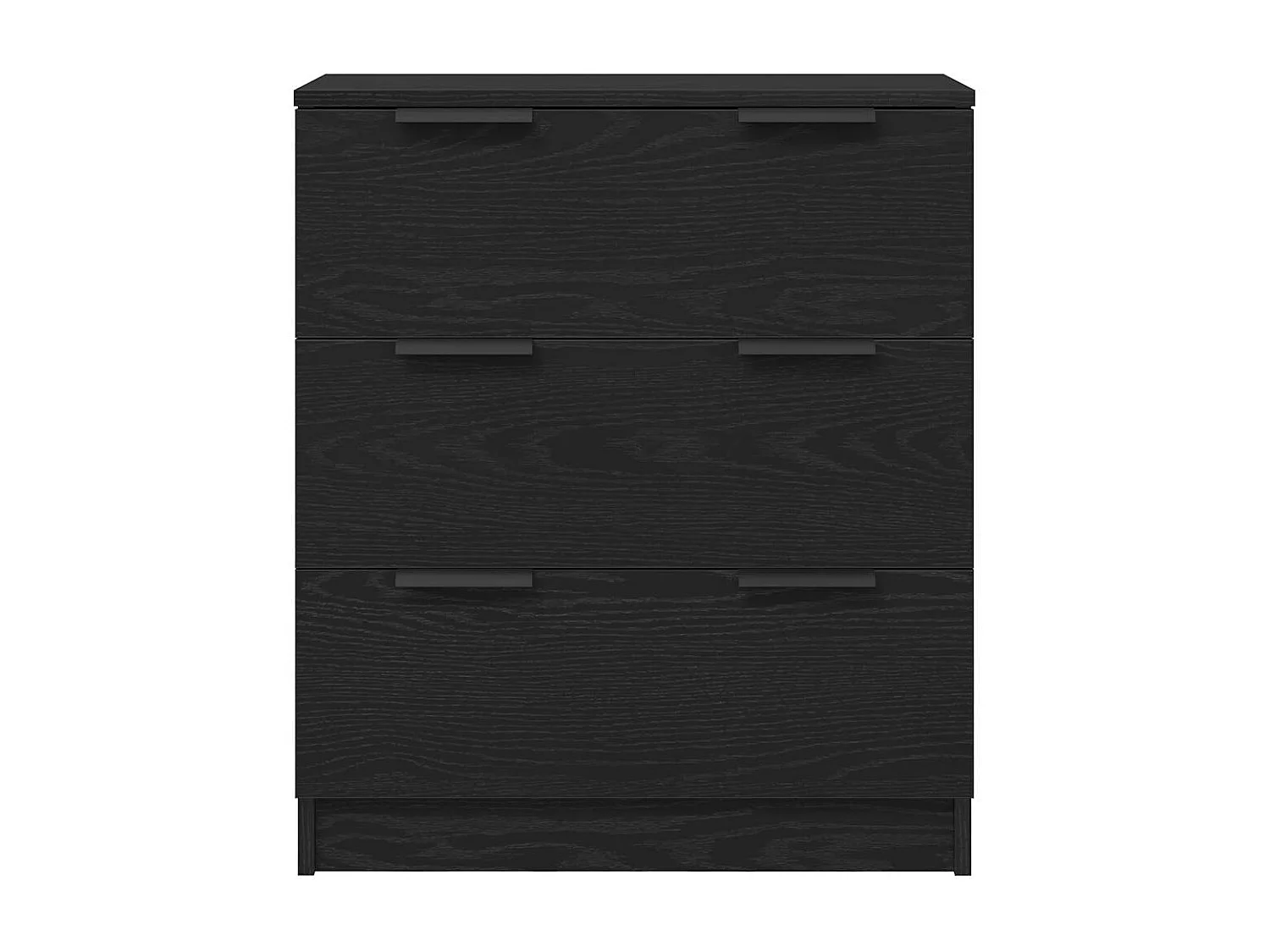 Buffet Chêne noir 180 x 30 x 70 cm Bois d'ingénierie