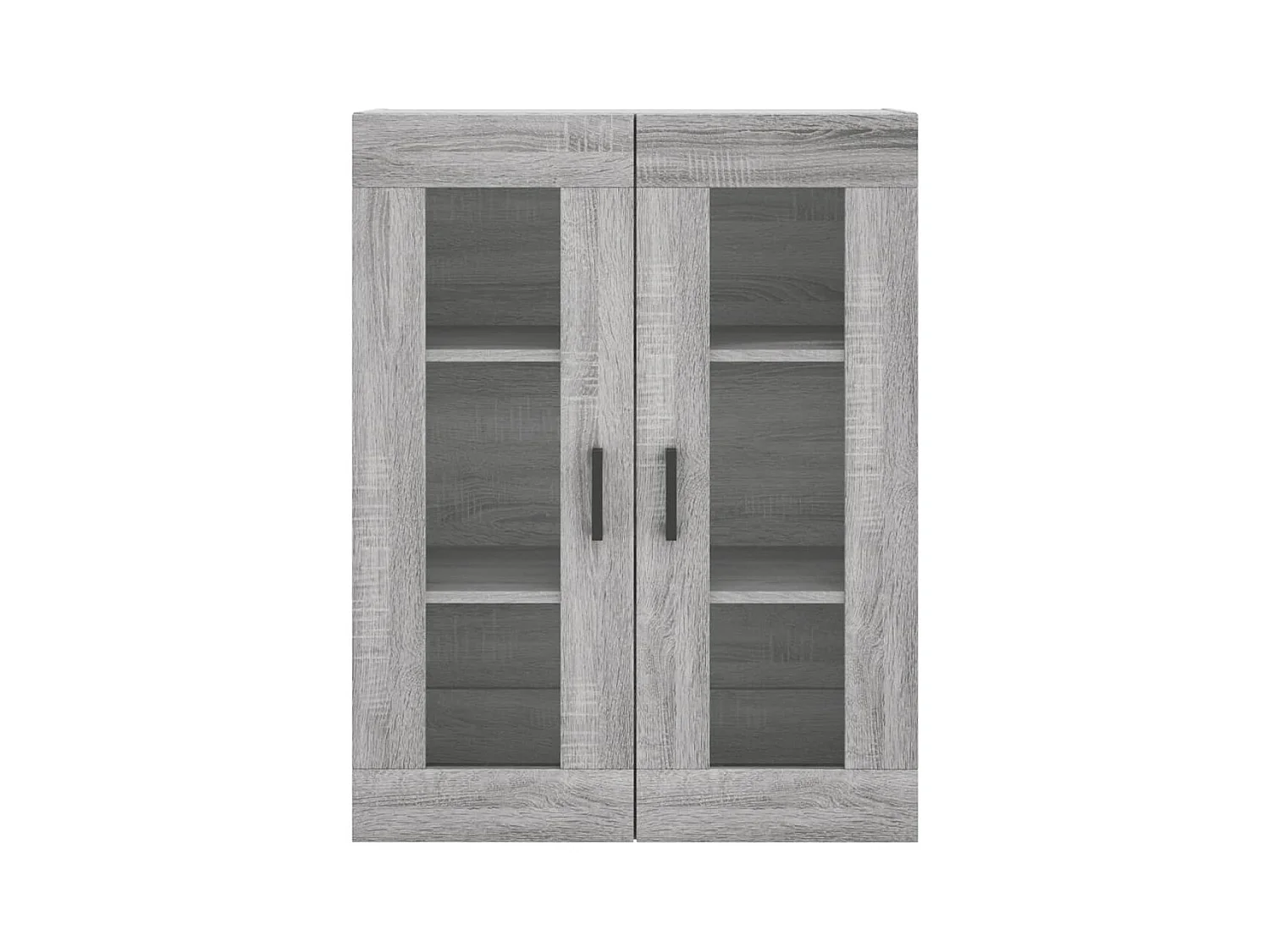 Buffet haut Sonoma gris 69,5x34x180 cm Bois d'ingénierie
