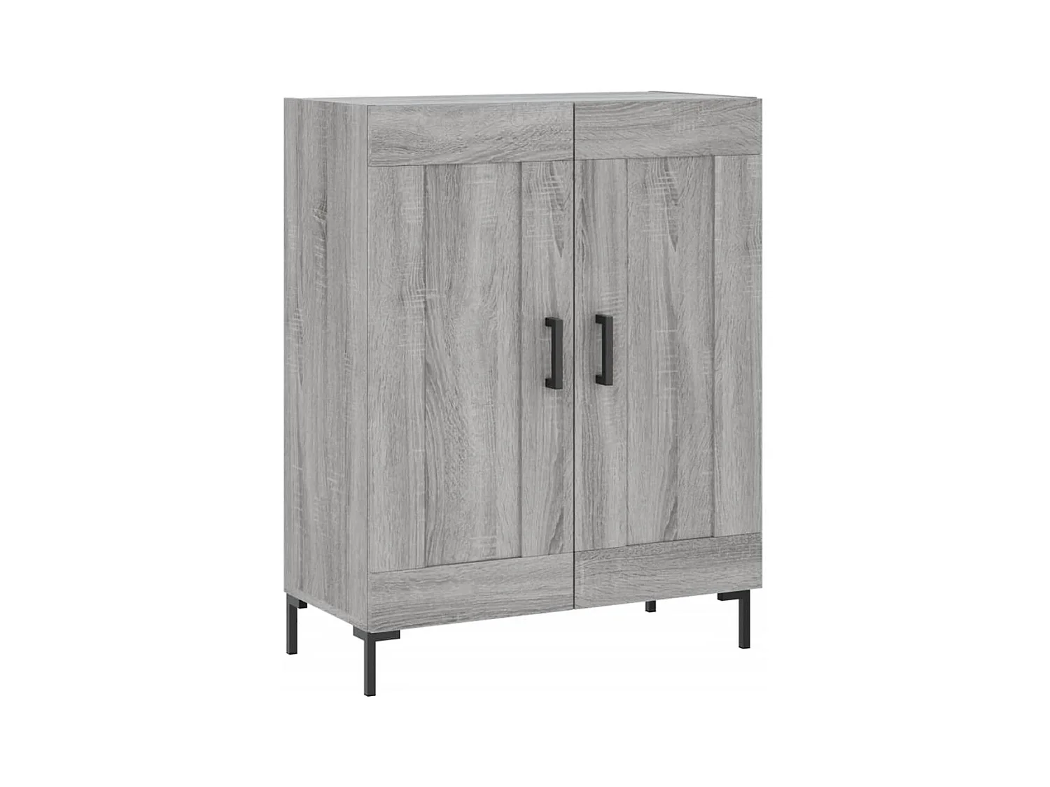 Buffet haut Sonoma gris 69,5x34x180 cm Bois d'ingénierie