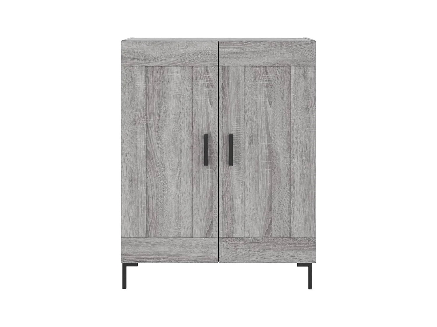 Buffet haut Sonoma gris 69,5x34x180 cm Bois d'ingénierie