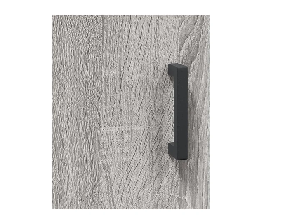 Buffet haut Sonoma gris 69,5x34x180 cm Bois d'ingénierie