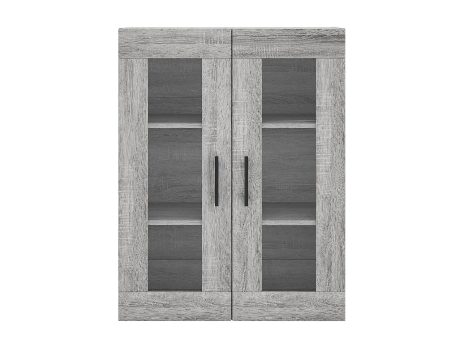 Buffet haut Sonoma gris 69,5x34x180 cm Bois d'ingénierie