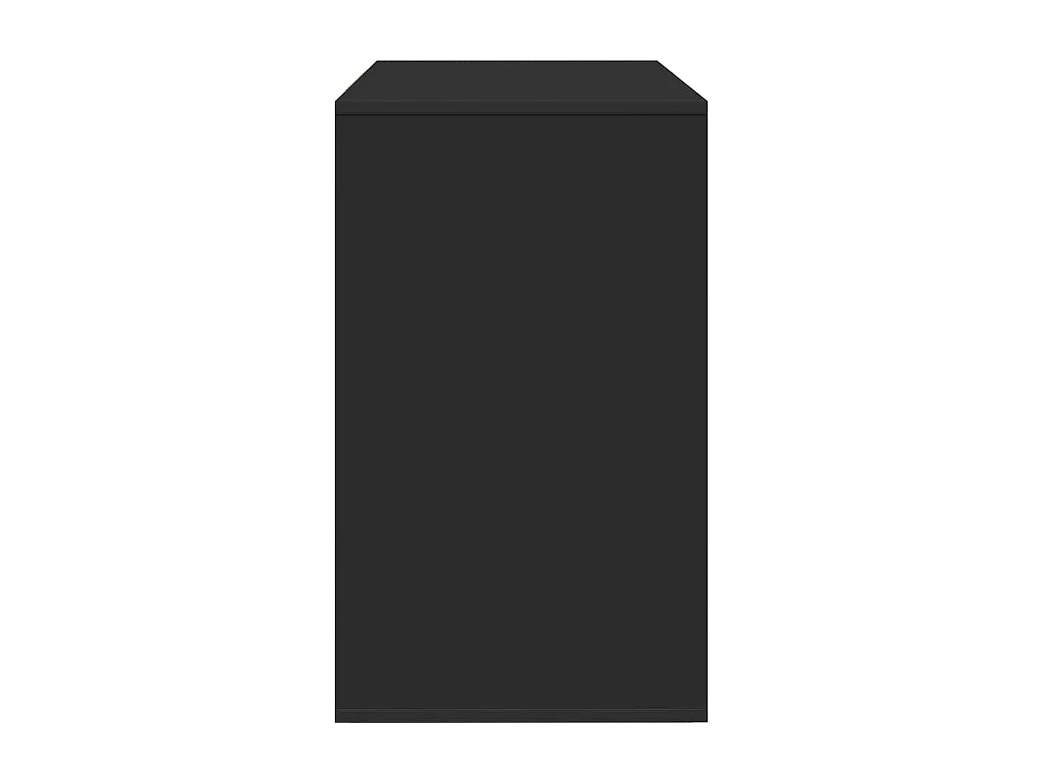 Buffet avec tiroir Noir 120 x 41 x 75 cm Bois d'ingénierie