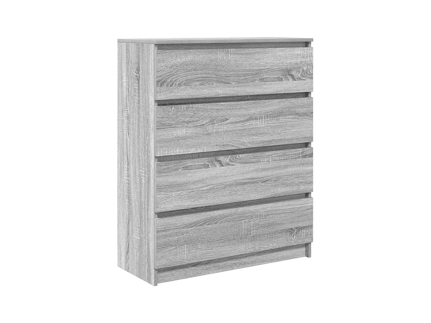 Buffet sonoma gris 80x35x99 cm bois d'ingénierie