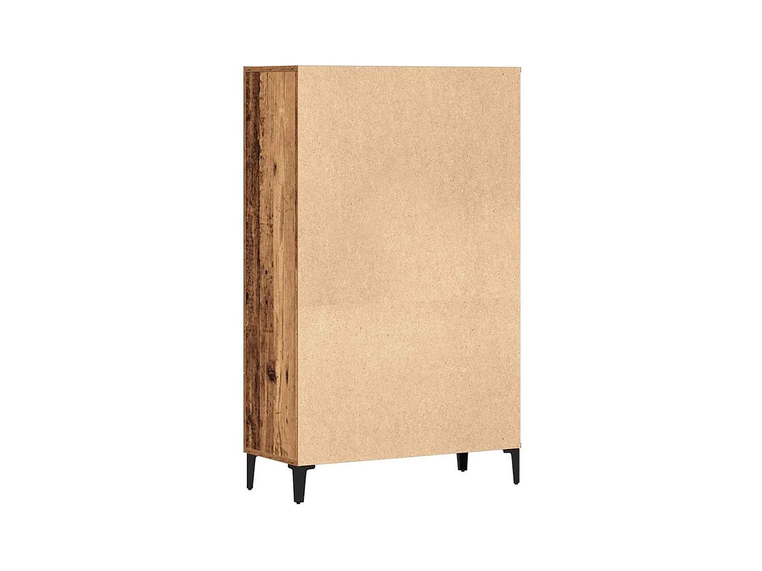 Aparador de madera de ingeniería madera vieja 70x31x115 cm