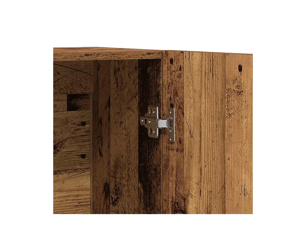 Aparador de madera de ingeniería madera vieja 70x31x115 cm