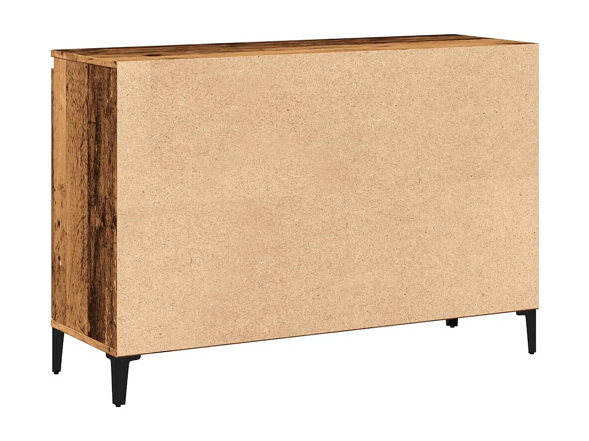 Buffet vieux bois 102x35x70 cm bois d'ingénierie