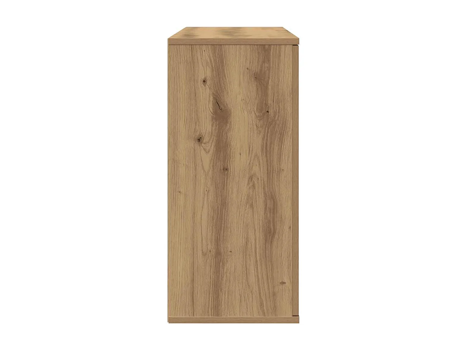 Buffet chêne artisanal 90x29,5x65 cm bois d'ingénierie