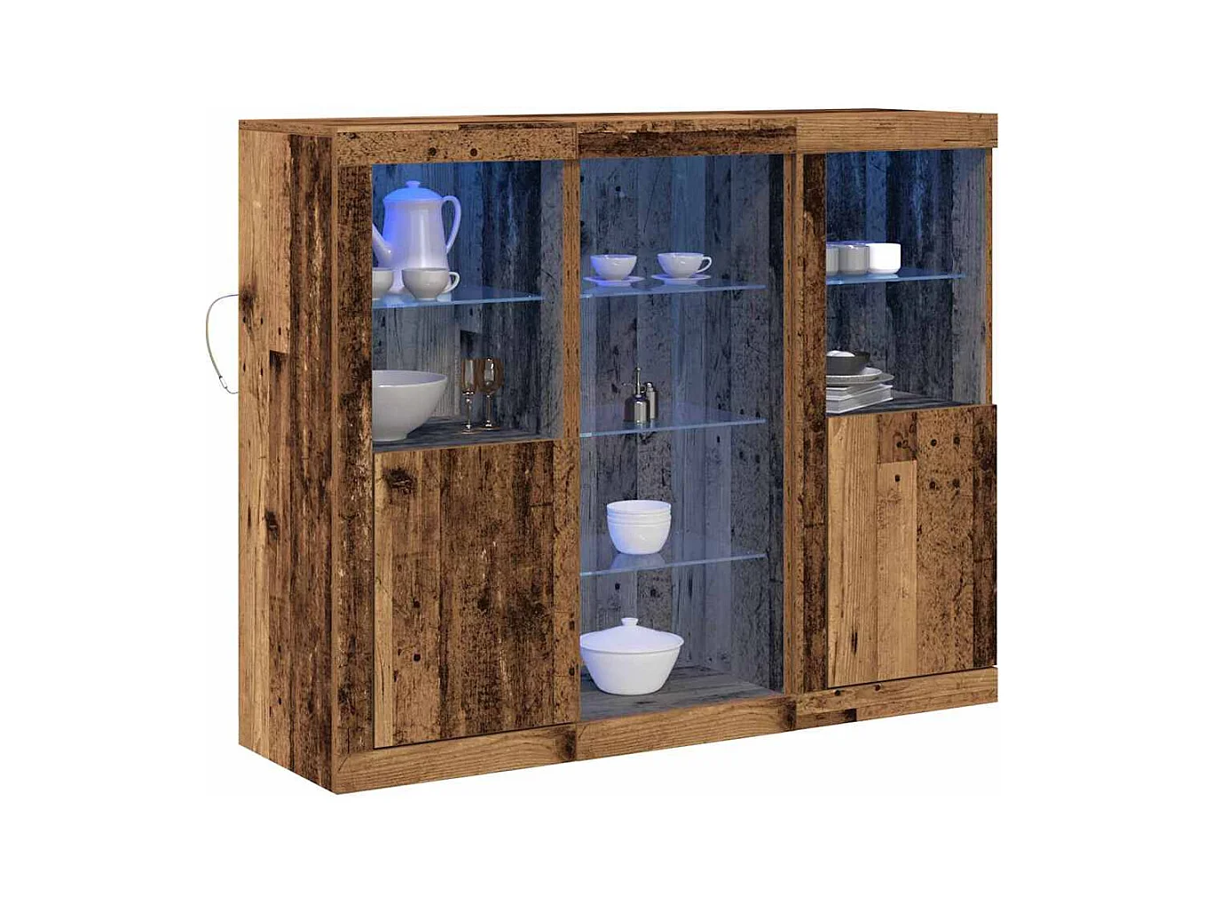 Buffet Bois ancien 123 x 37 x 100 cm Bois d'ingénierie