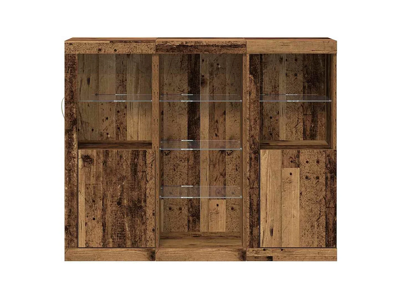 Buffet Bois ancien 123 x 37 x 100 cm Bois d'ingénierie