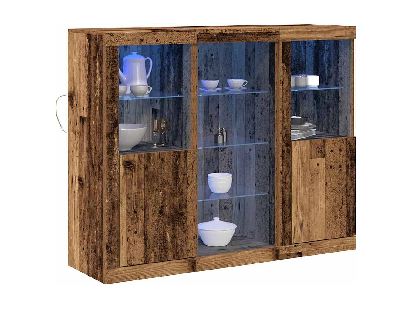 Buffet Bois ancien 123 x 37 x 100 cm Bois d'ingénierie