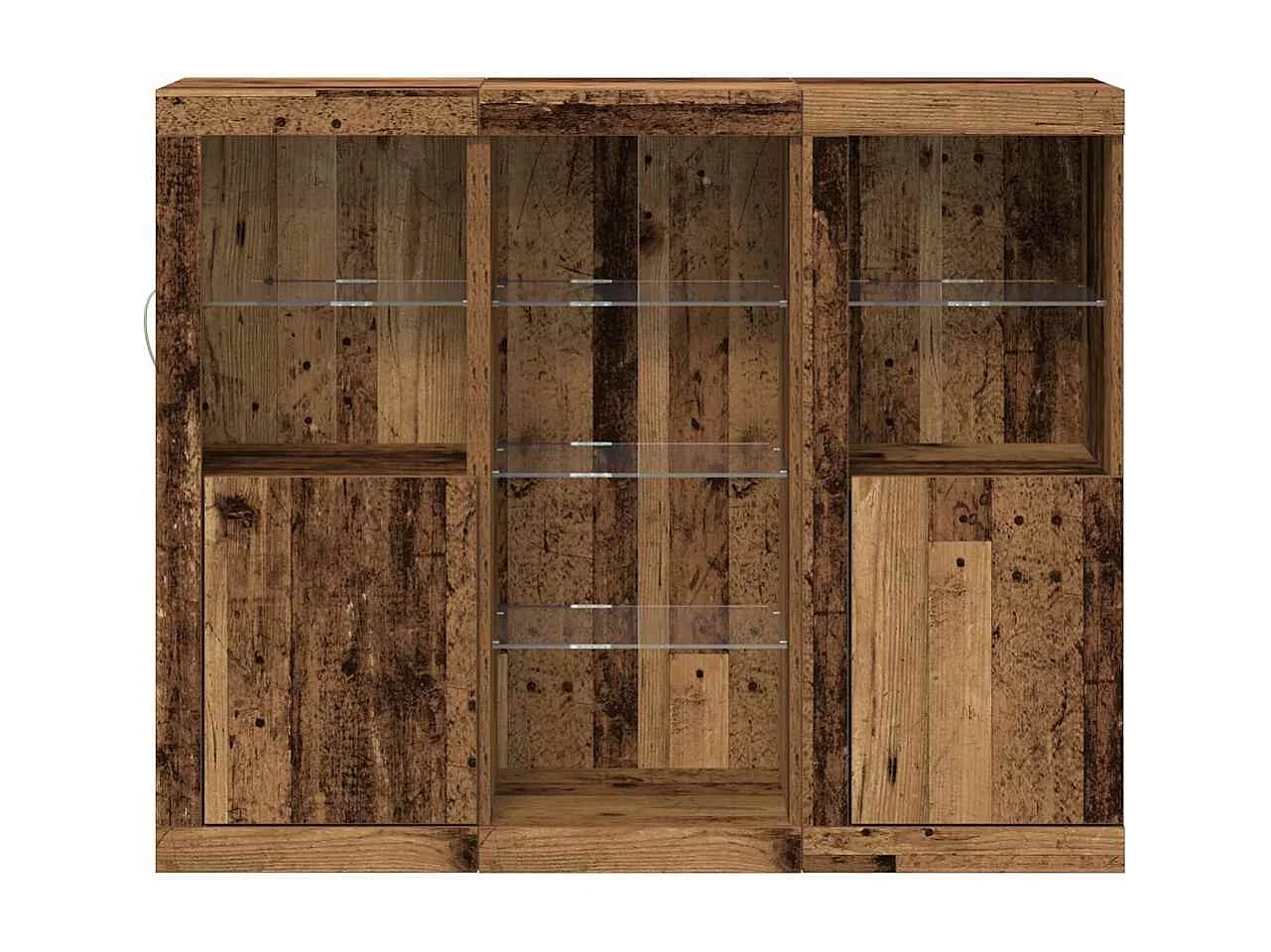 Buffet Bois ancien 123 x 37 x 100 cm Bois d'ingénierie