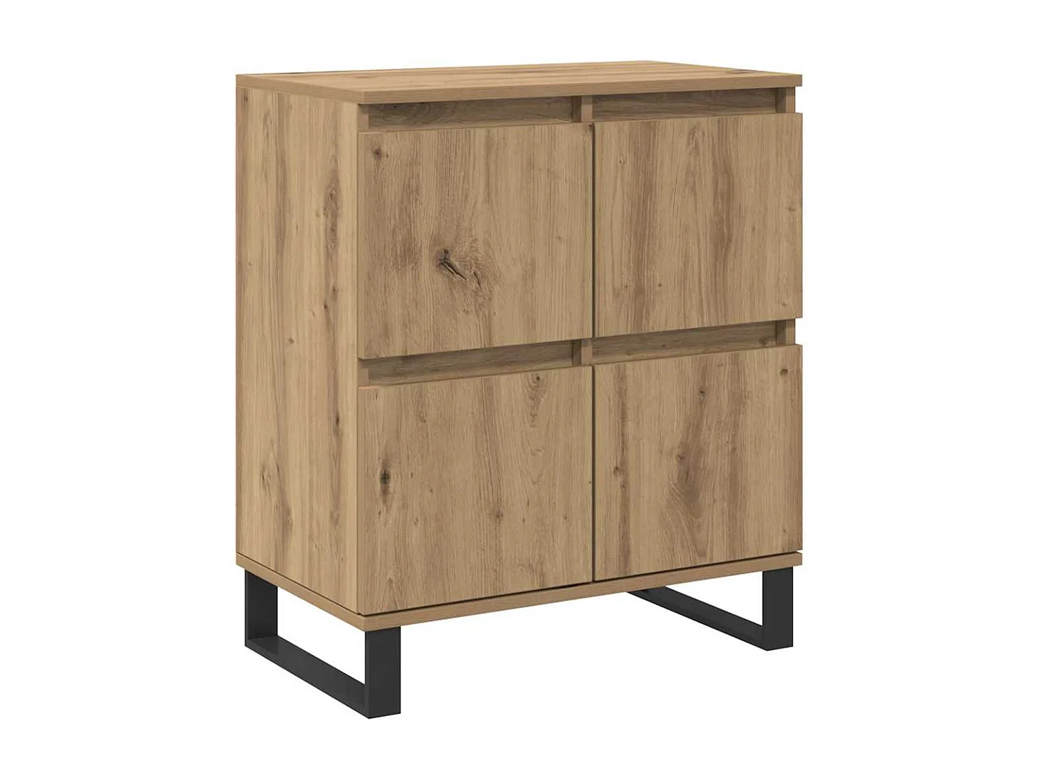 Buffets 2 pièces chêne artisanal 120 x 35 x 70 cm