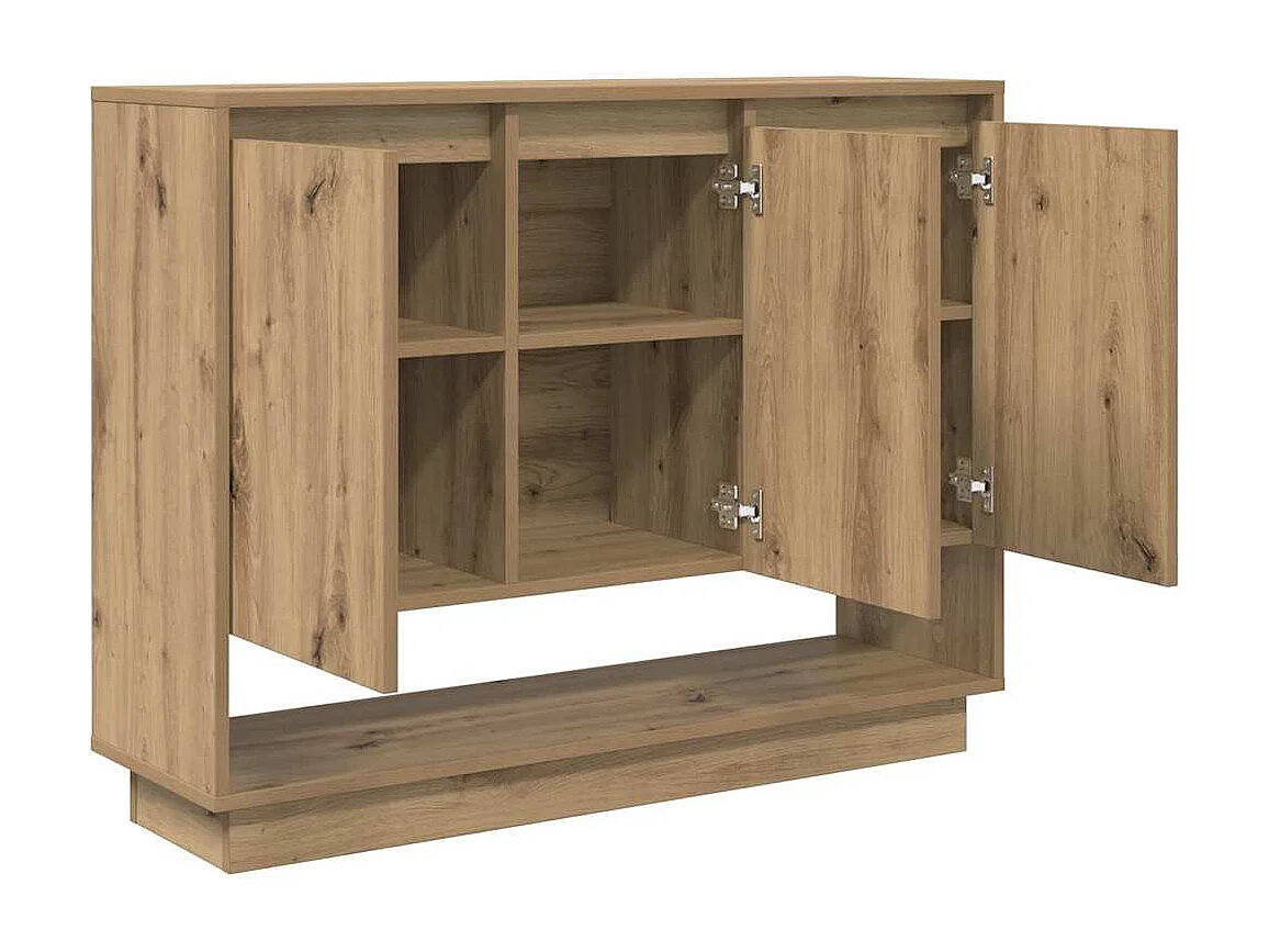 Buffet chêne artisanal 97 x 29 x 75 cm Bois d'ingénierie