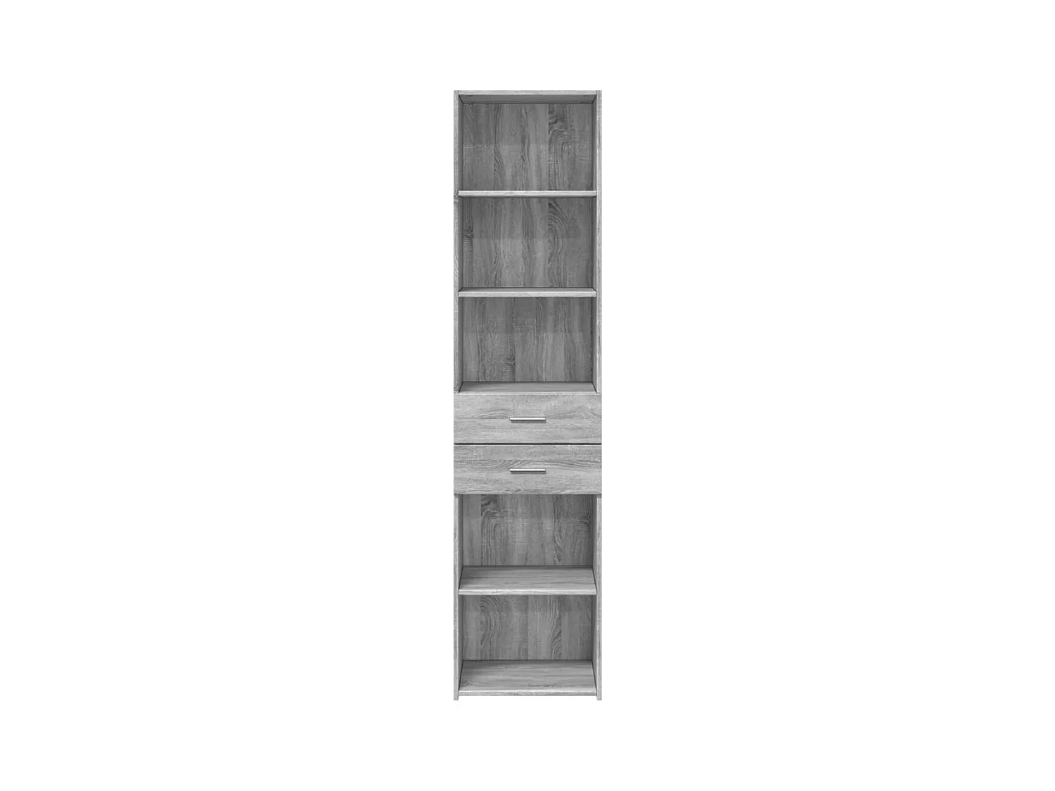 Buffet haut sonoma gris 45x42,5x185 cm bois d'ingénierie