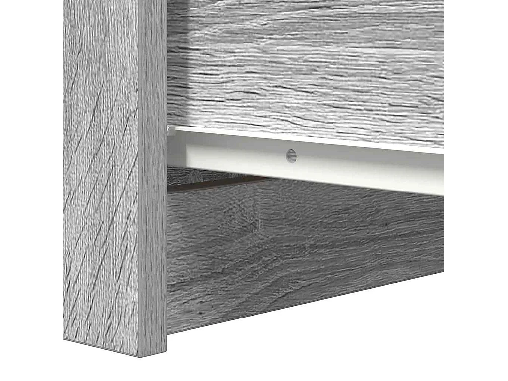 Buffet sonoma gris 37,5x35x76 cm bois d'ingénierie