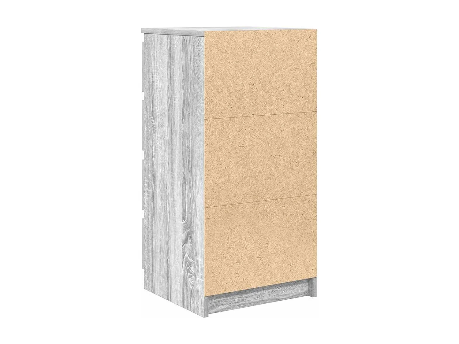 Buffet sonoma gris 37,5x35x76 cm bois d'ingénierie