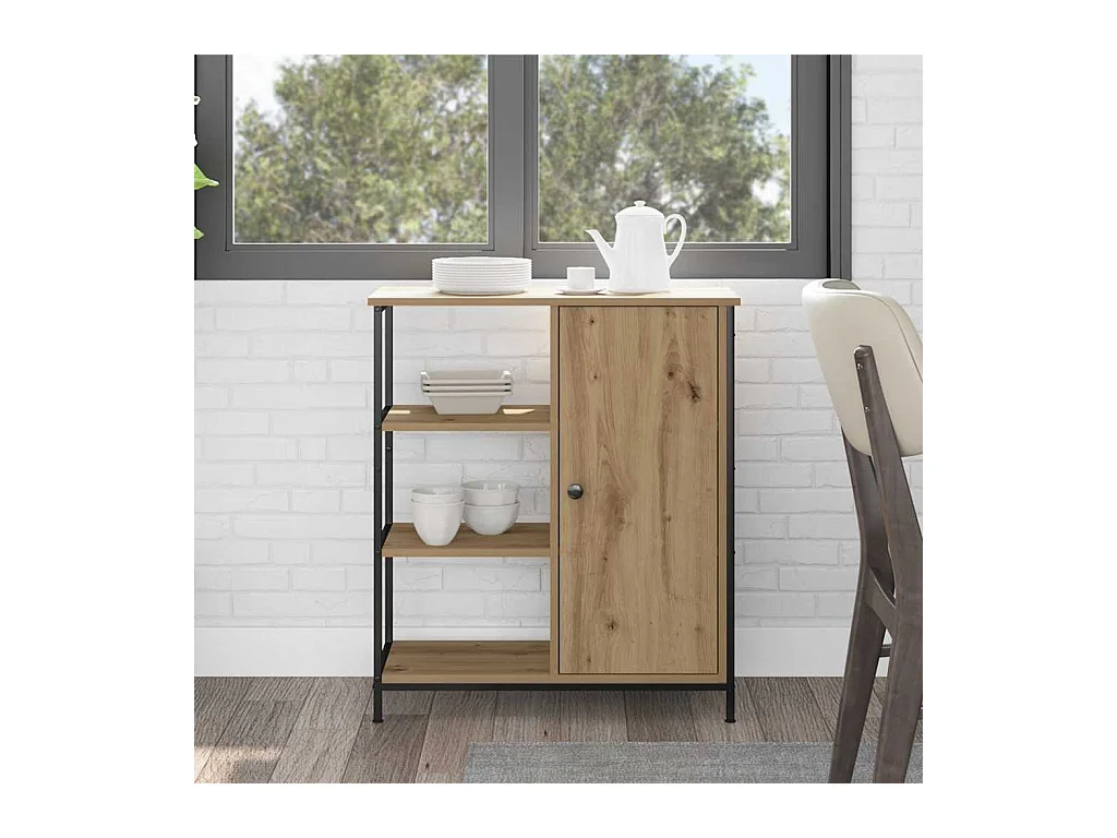 Buffet chêne artisanal 70 x 30 x 80 cm Bois d'ingénierie