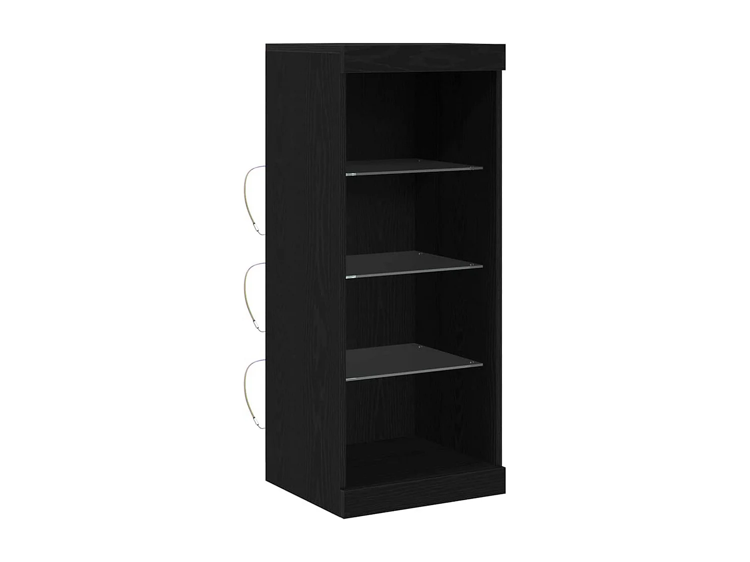 Buffet Chêne noir 41 x 37 x 100 cm Bois d'ingénierie