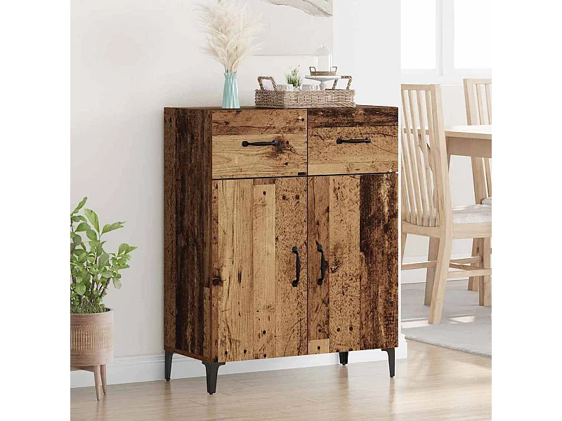 Buffet Bois ancien 34 x 69.5 x 90 cm Bois d'ingénierie