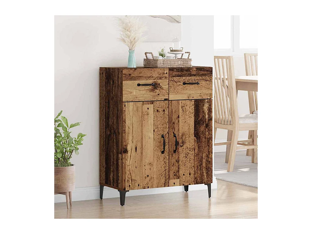 Buffet Bois ancien 34 x 69.5 x 90 cm Bois d'ingénierie