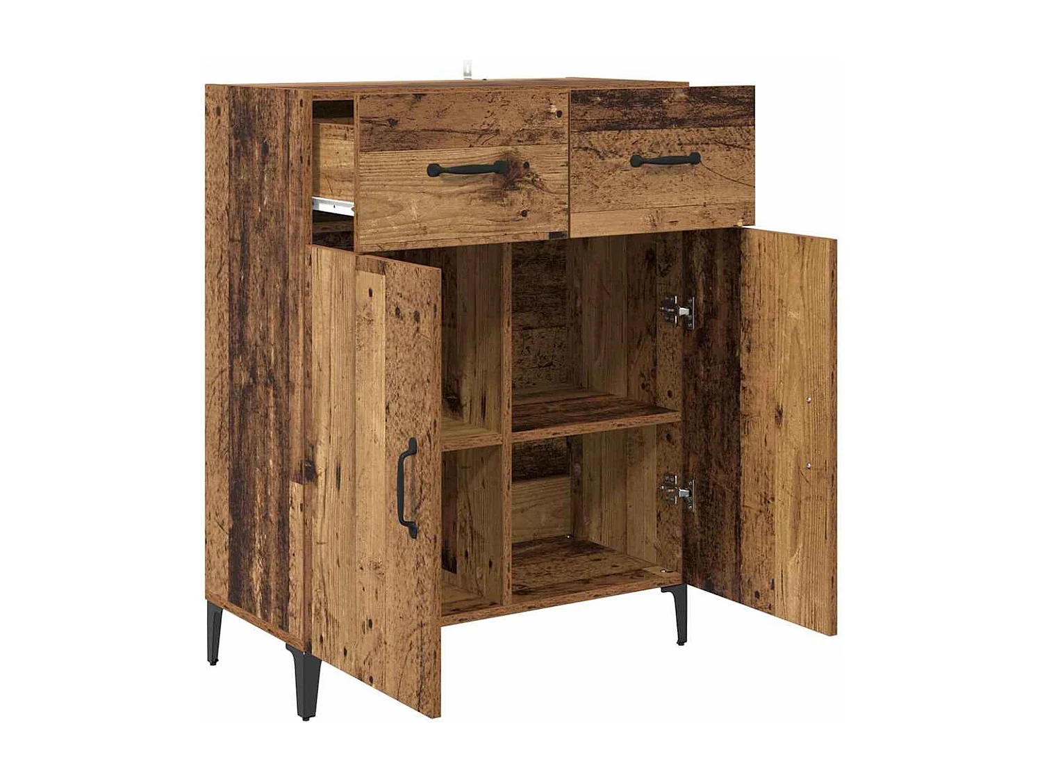 Buffet Bois ancien 34 x 69.5 x 90 cm Bois d'ingénierie