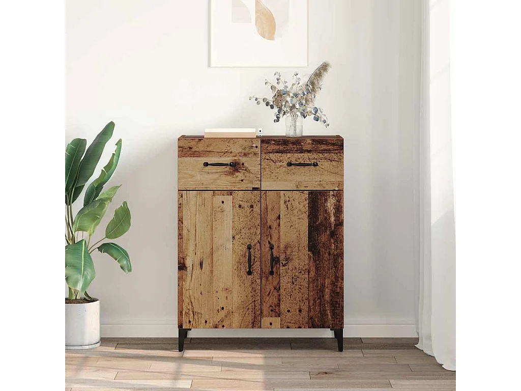 Buffet Bois ancien 34 x 69.5 x 90 cm Bois d'ingénierie