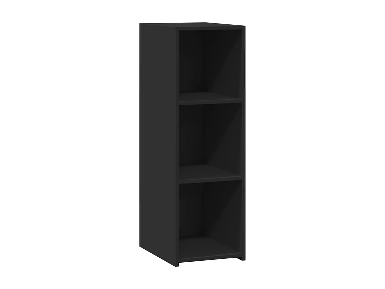 Dressoir 30x41x93 cm bewerkt hout zwart