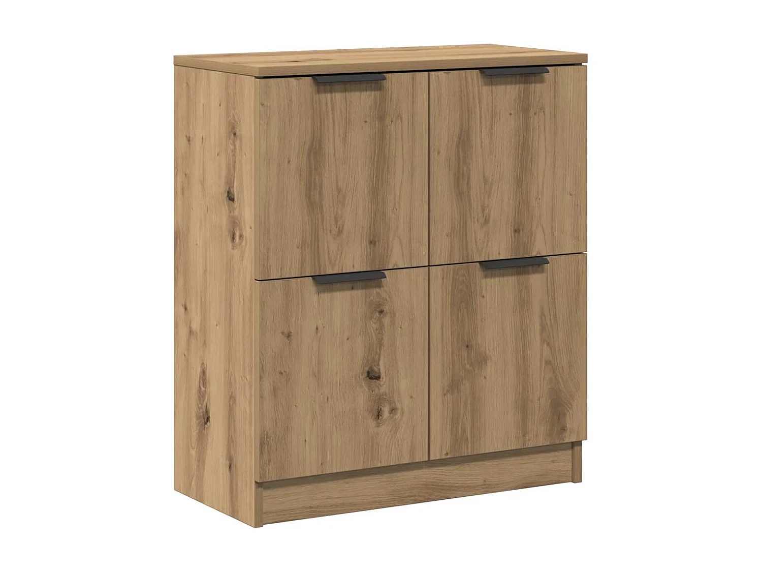 Aparador de madera de ingeniería roble artisan 60x30x70 cm