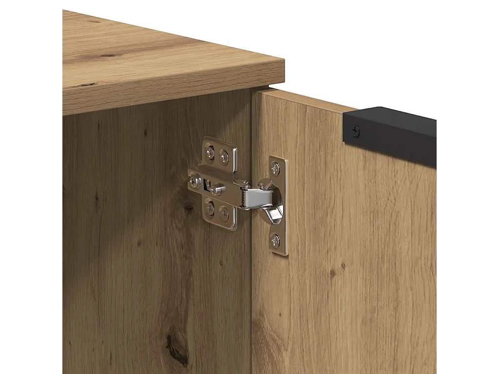 Aparador de madera de ingeniería roble artisan 60x30x70 cm