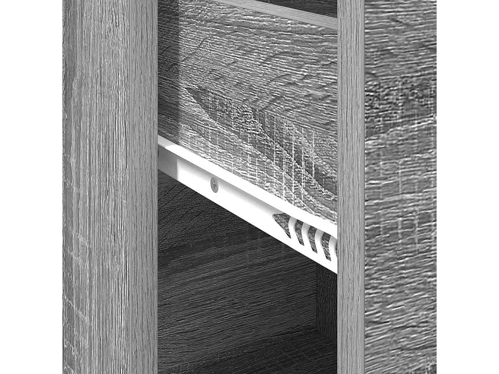 Buffet Sonoma gris 38 x 34,5 x 75 cm Bois d'ingénierie