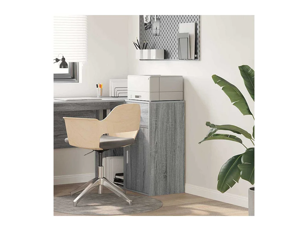 Aparador Gris sonoma 38 x 34.5 x 75 cm Madera contrachapada
