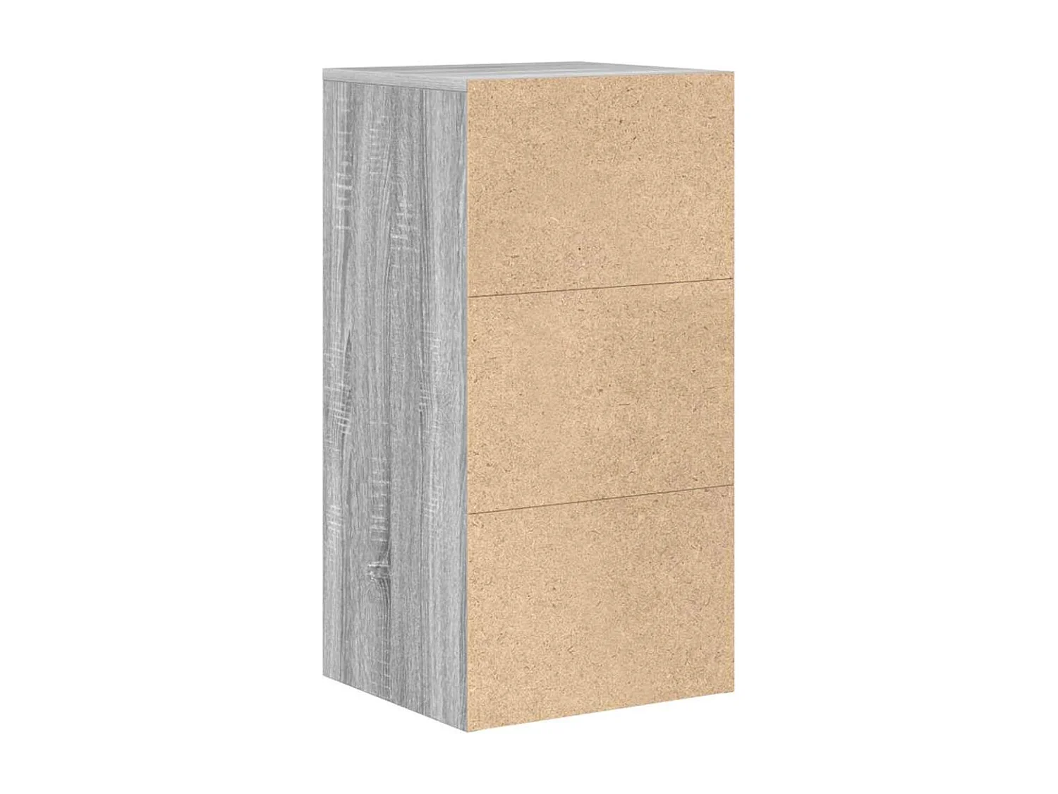 Buffet Sonoma gris 38 x 34,5 x 75 cm Bois d'ingénierie