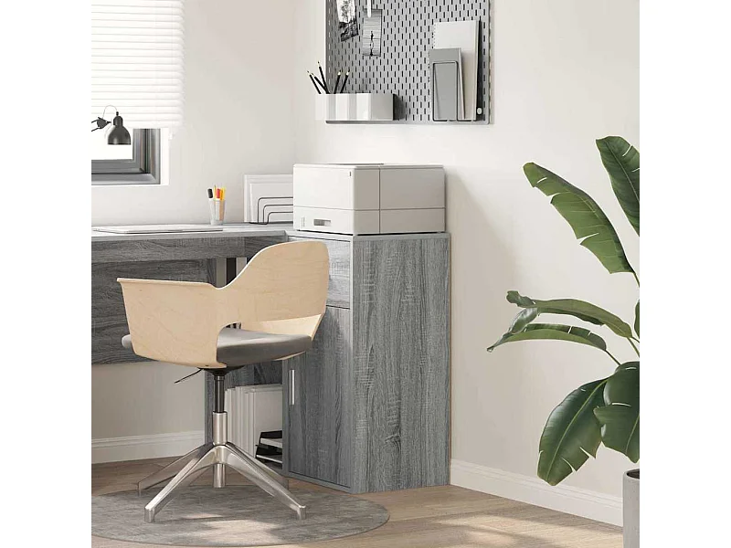 Dressoir met lade Grijs sonoma 38 x 34,5 x 75 cm Bewerkt hout