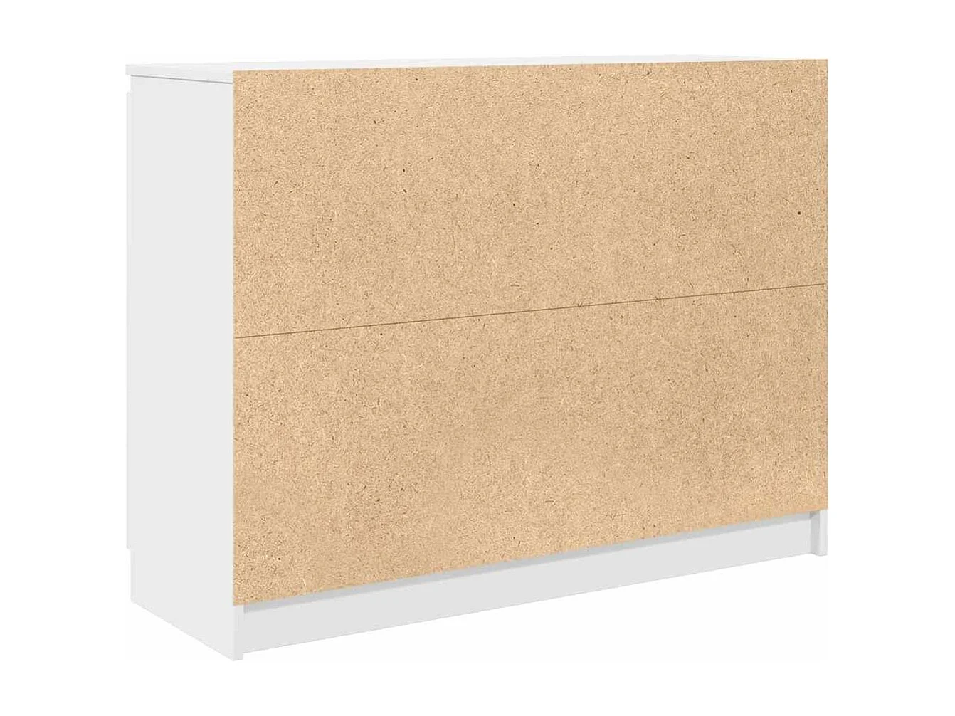 Buffet avec tiroirs blanc 100,5x35x76 cm bois d'ingénierie