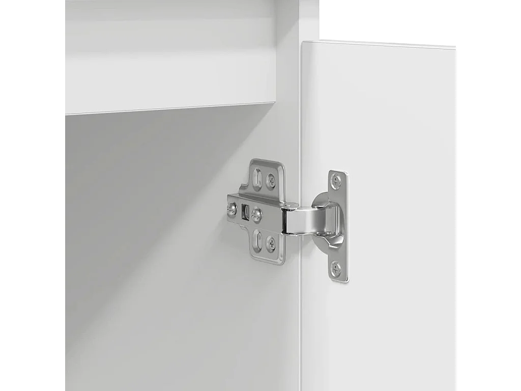 Buffet avec tiroirs blanc 100,5x35x76 cm bois d'ingénierie