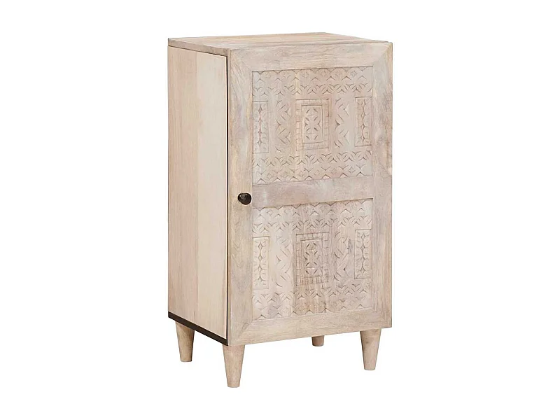 Dressoir Wit Massief mangohout en engineered hout