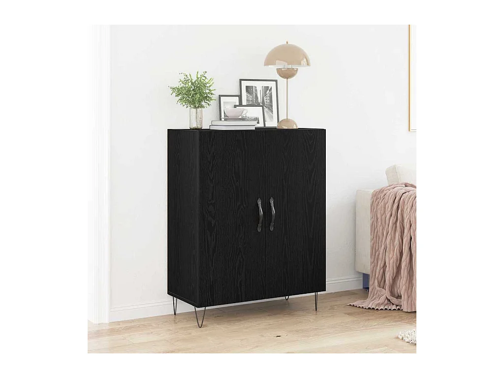 Buffet Carvalho preto 69.5 x 34 x 90 cm Madeira processada