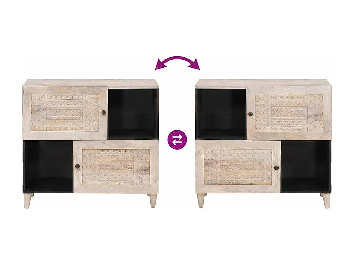 Buffet Blanc 33,5 x 80 x 75 cm