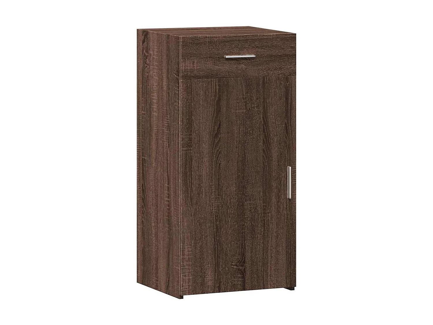 Buffet chêne marron 45x42,5x93 cm bois d'ingénierie