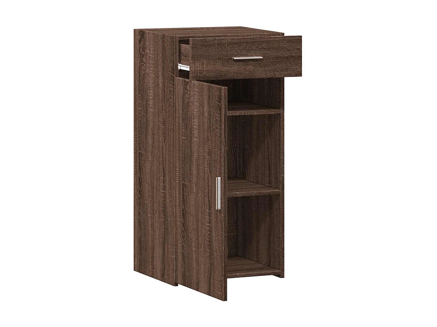 Buffet chêne marron 45x42,5x93 cm bois d'ingénierie