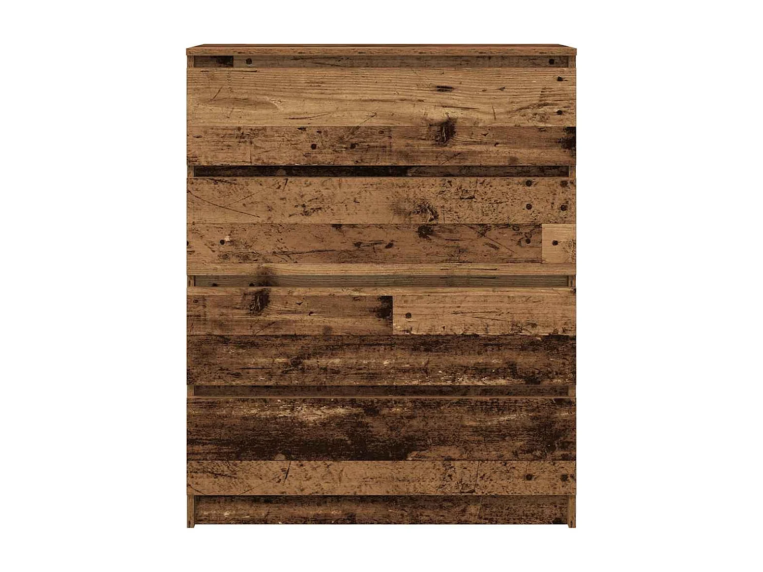 Buffet vieux bois 80x35x99 cm bois d'ingénierie