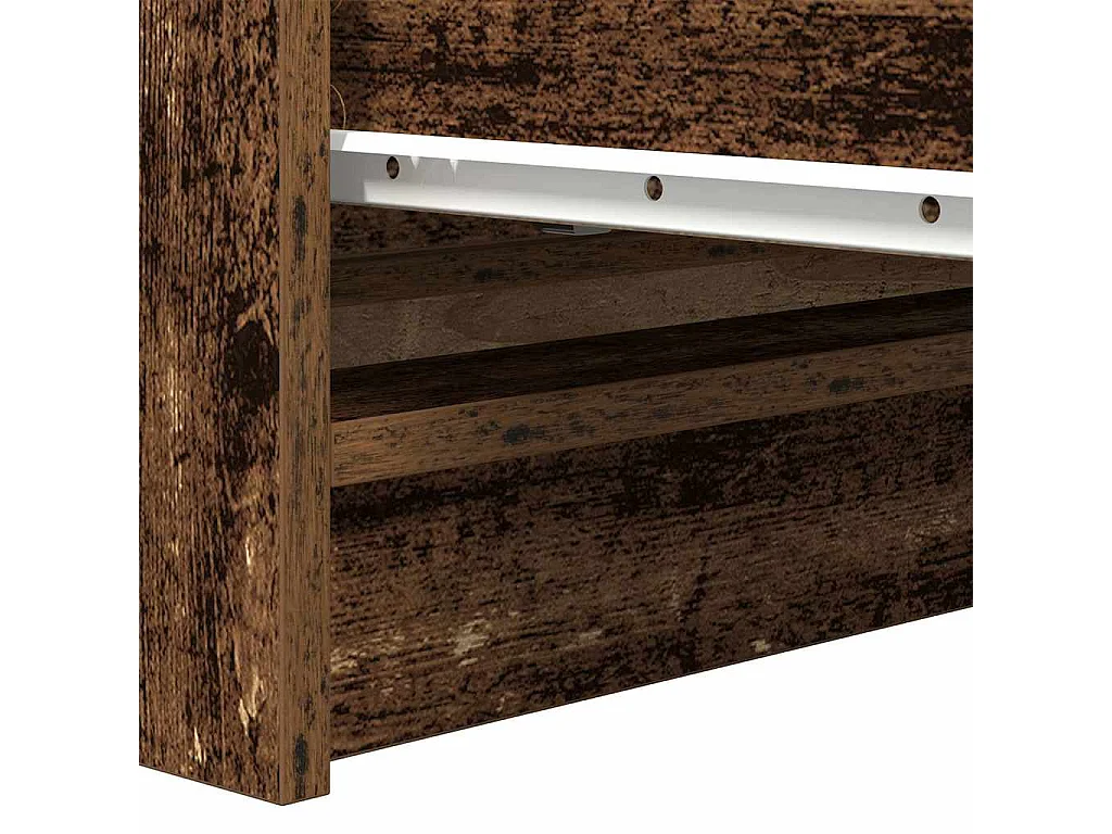 Buffet vieux bois 80x35x99 cm bois d'ingénierie