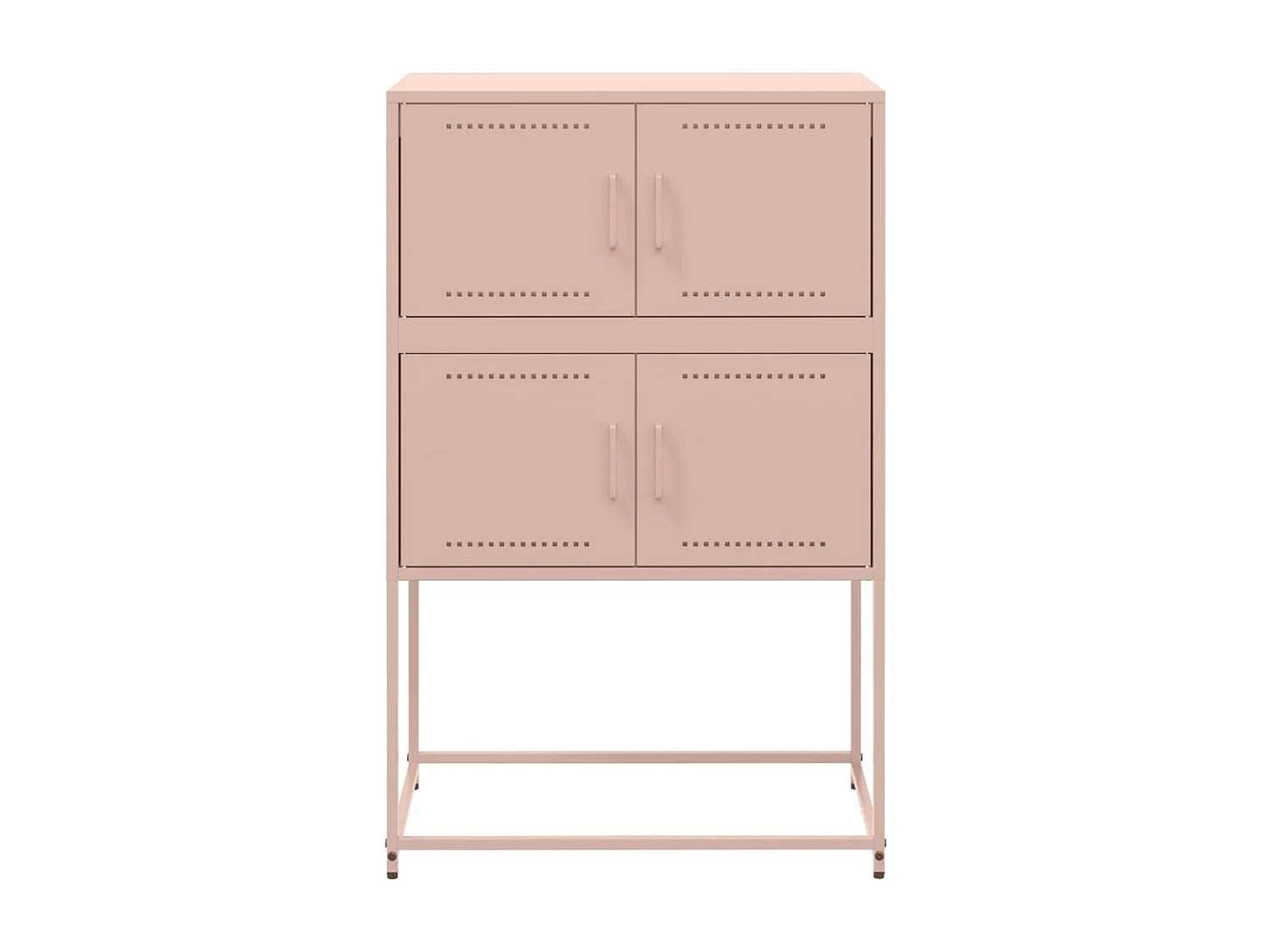 Dressoir 68,5x38,5x107 cm staal roze