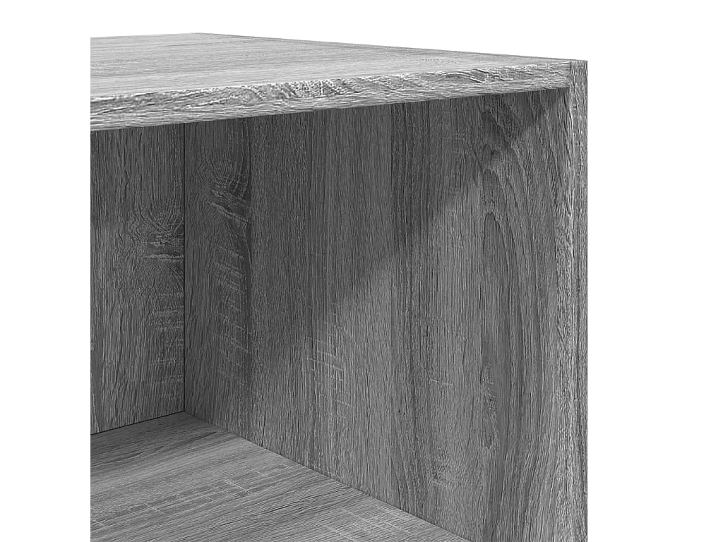 Buffet haut sonoma gris 40x41x185 cm bois d'ingénierie