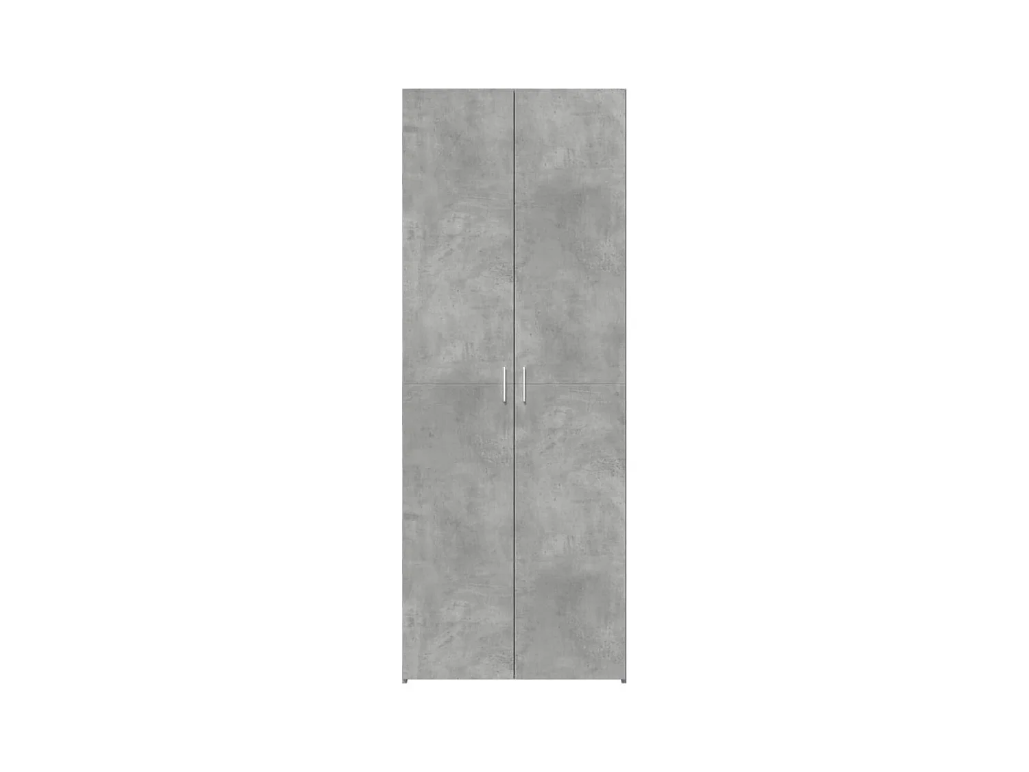 Buffet haut gris béton 70x42,5x185 cm bois d'ingénierie