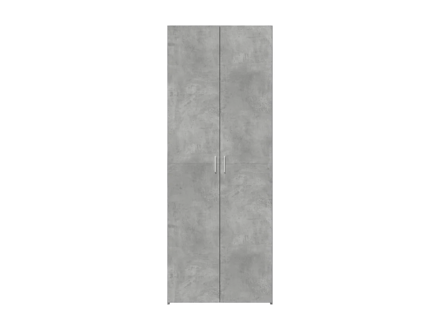 Buffet haut gris béton 70x42,5x185 cm bois d'ingénierie