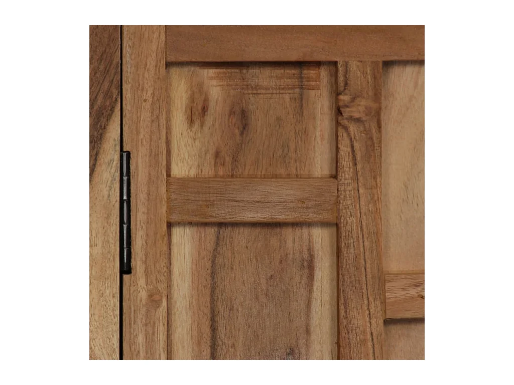 Buffet Bois d'acacia solide 60x35x76 cm Marron